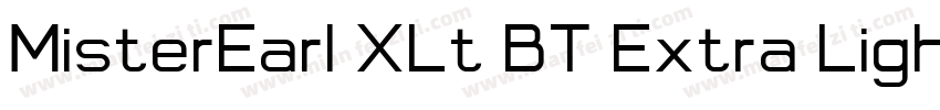 MisterEarl XLt BT Extra Light字体转换